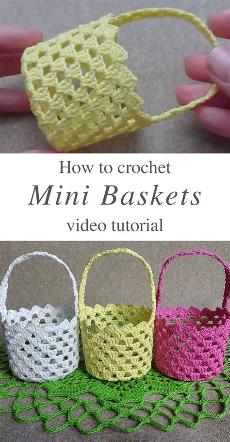 Crochet Mini Basket