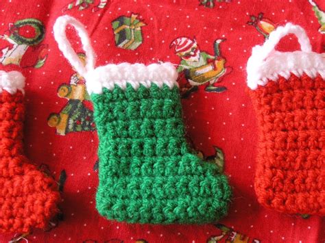 Crochet Mini Christmas Stocking