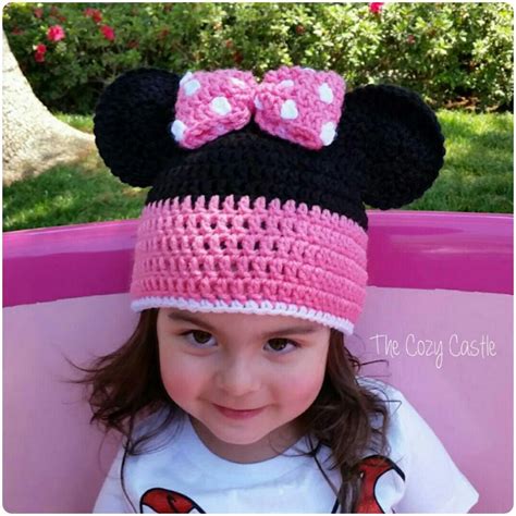 Crochet Minnie Mouse Beanie