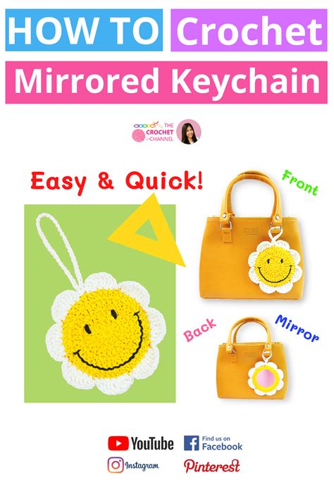 Crochet Mirror Keychain