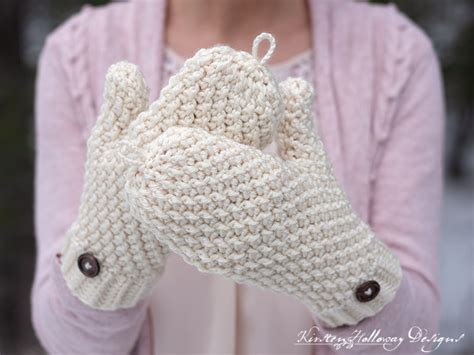 Crochet Mittens With Flap