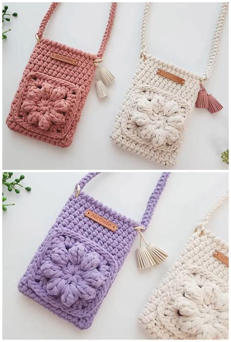 Crochet Mobile Phone Pouch