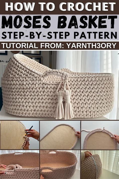 Crochet Moses Basket Free Pattern
