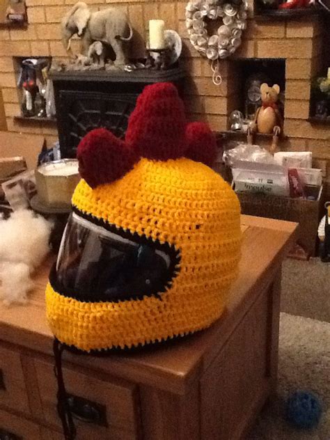 Crochet Motorcycle Helmet Cover