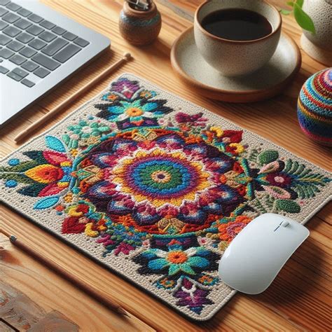 Crochet Mouse Pad