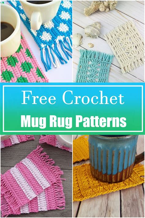 Crochet Mug Rugs Patterns Free