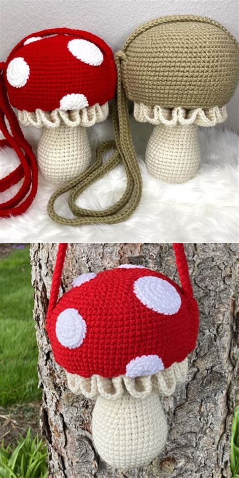 Crochet Mushroom Bag Pattern Free