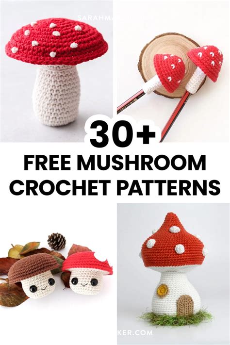 Crochet Mushroom Free Pattern