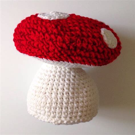 Crochet Mushroom Pillow Free Pattern