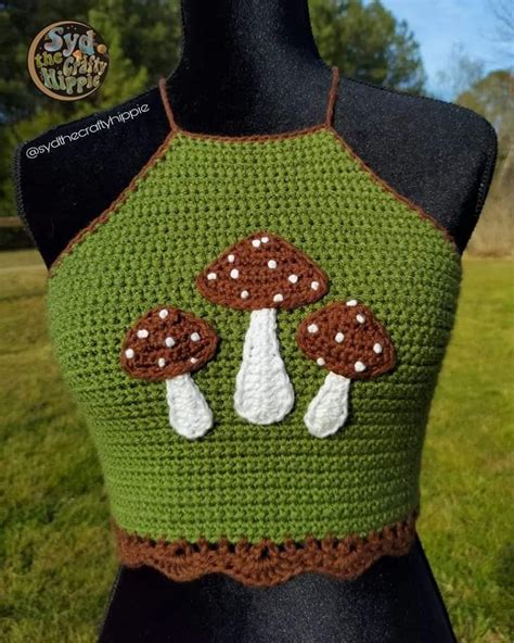 Crochet Mushroom Top