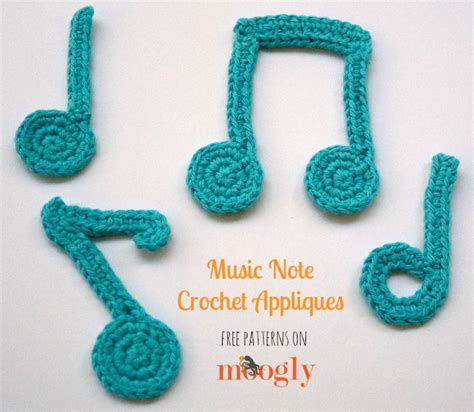 Crochet Music Note Pattern