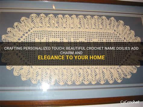 Crochet Name Doilies