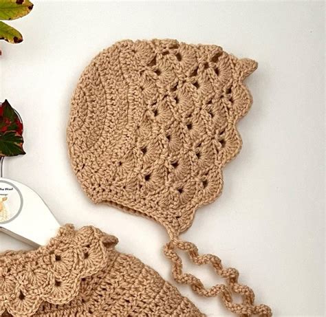 Crochet Newborn Bonnet