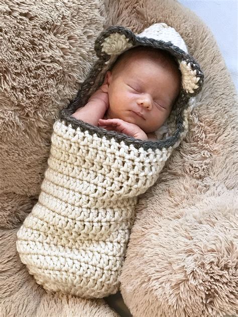 Crochet Newborn Cocoon