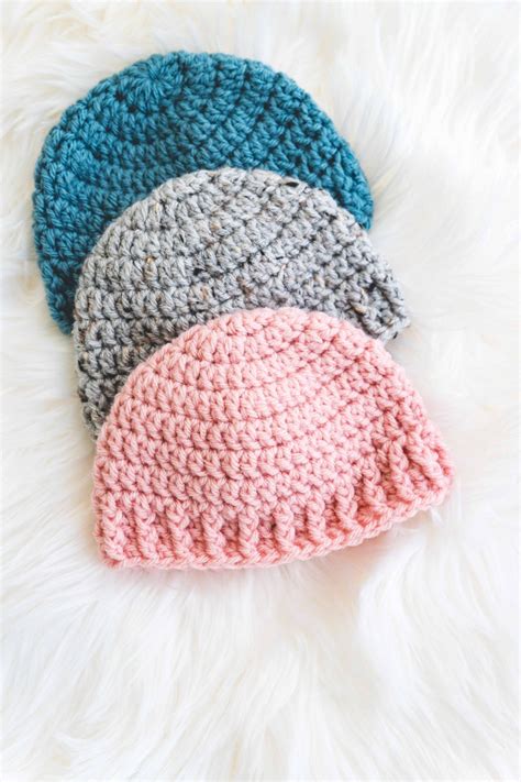 Crochet Newborn Hat Patterns for Beginners