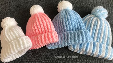 Crochet Newborn Hat Tutorial