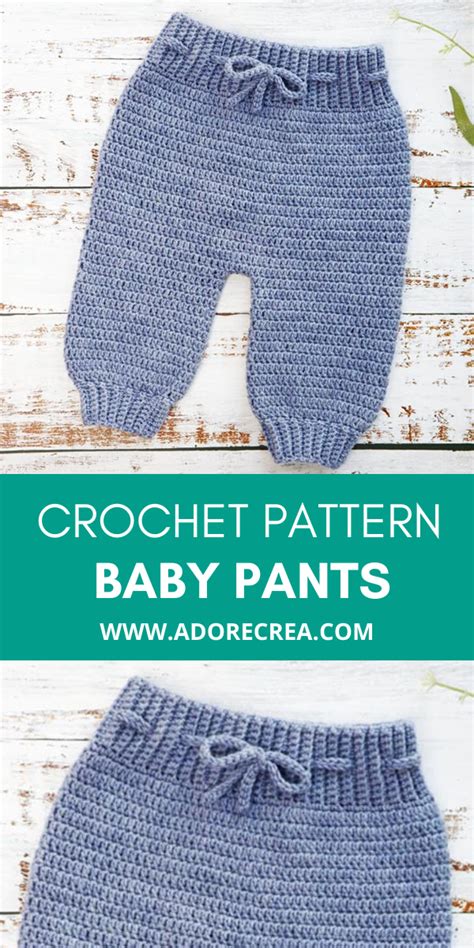 Crochet Newborn Pants Free Pattern