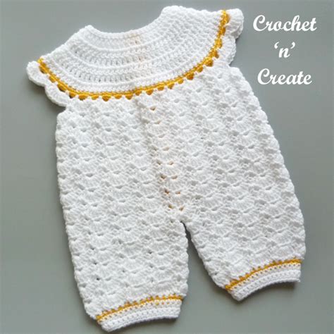 Crochet Newborn Romper