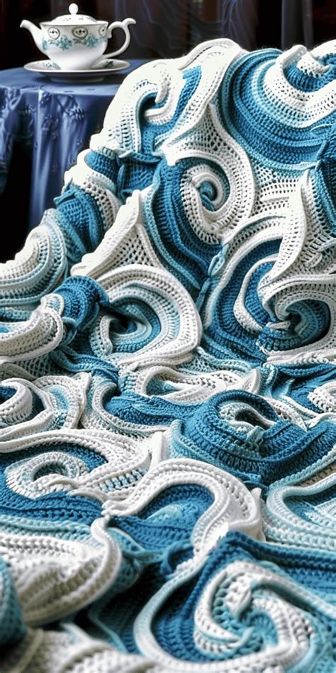 Crochet Ocean Waves Pattern
