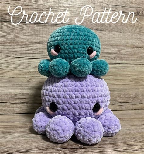 Crochet Octopus Chunky Yarn