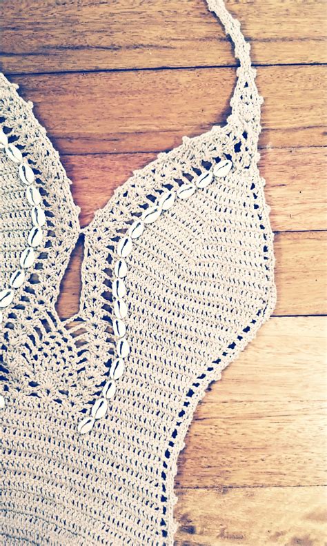 Crochet One Piece Swimsuit