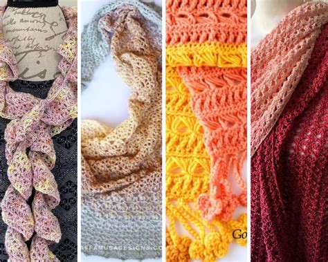 Crochet One Skein Scarf
