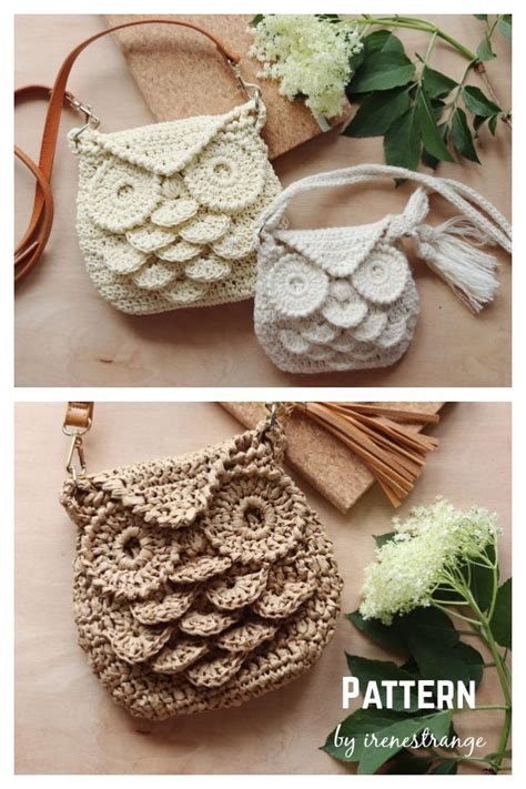 Crochet Owl Bag Free Pattern
