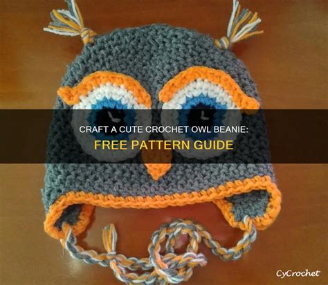 Crochet Owl Beanie Pattern Free
