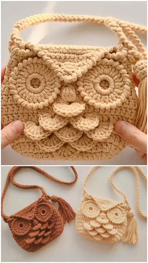 Crochet Owl Purse Free Pattern