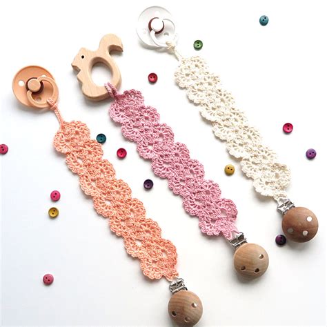 Crochet Pacifier Clip