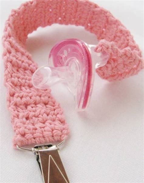 Crochet Pacifier Clip Pattern
