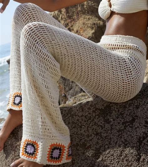 Crochet Pants Cover Up