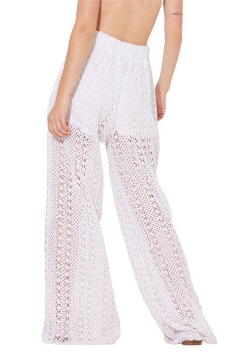 Crochet Pants White