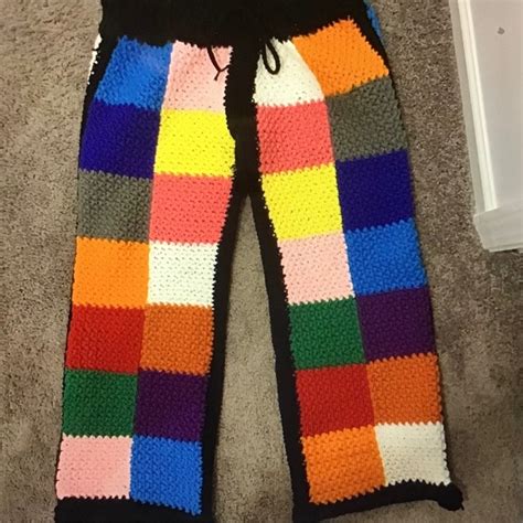Crochet Patch Pants
