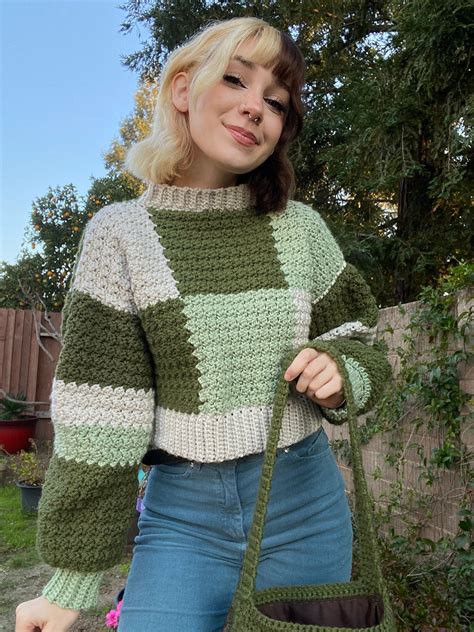 Crochet Patchwork Sweater