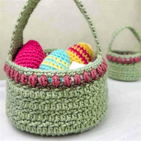 Crochet Pattern Easter Basket
