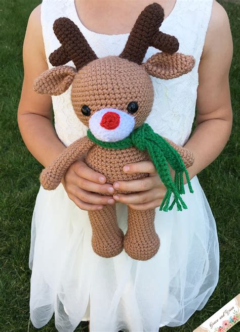 Crochet Pattern For Reindeer