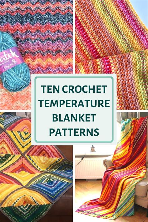 Crochet Pattern For Temperature Blanket