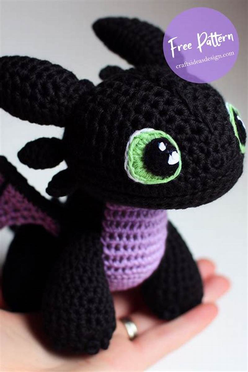 Crochet Pattern Toothless
