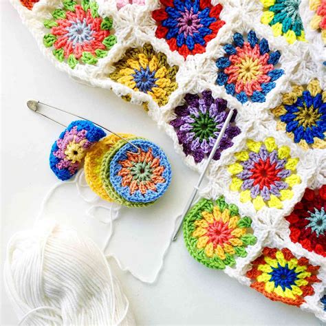Crochet Patterns For Blankets Square Patterns