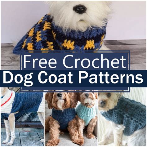 Crochet Patterns For Dog Coats