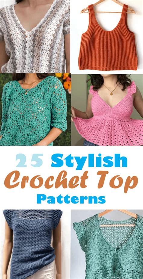 Crochet Patterns For Tops