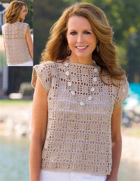 Crochet Patterns For Womens Tops