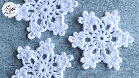 Crochet Patterns Snowflake Easy