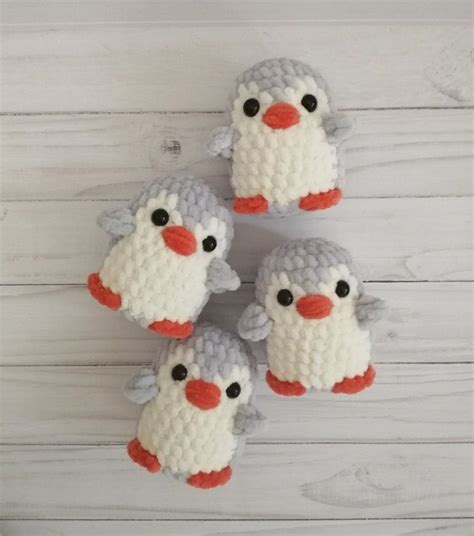 Crochet Penguin Plush