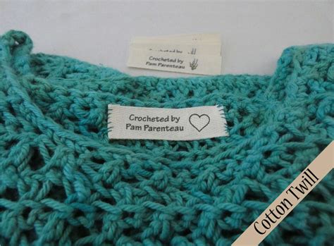Crochet Personalized Labels