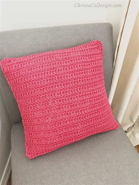 Crochet Pillow Case Cover