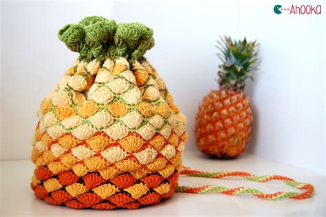 Crochet Pineapple Bag