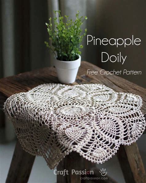Crochet Pineapple Doily