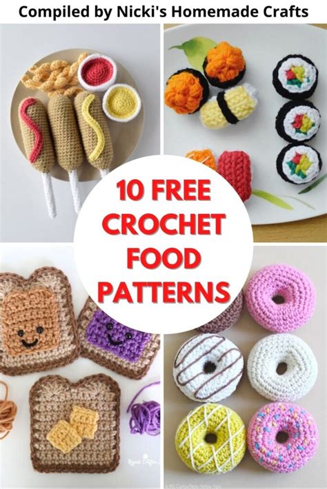 Crochet Play Food Patterns Free
